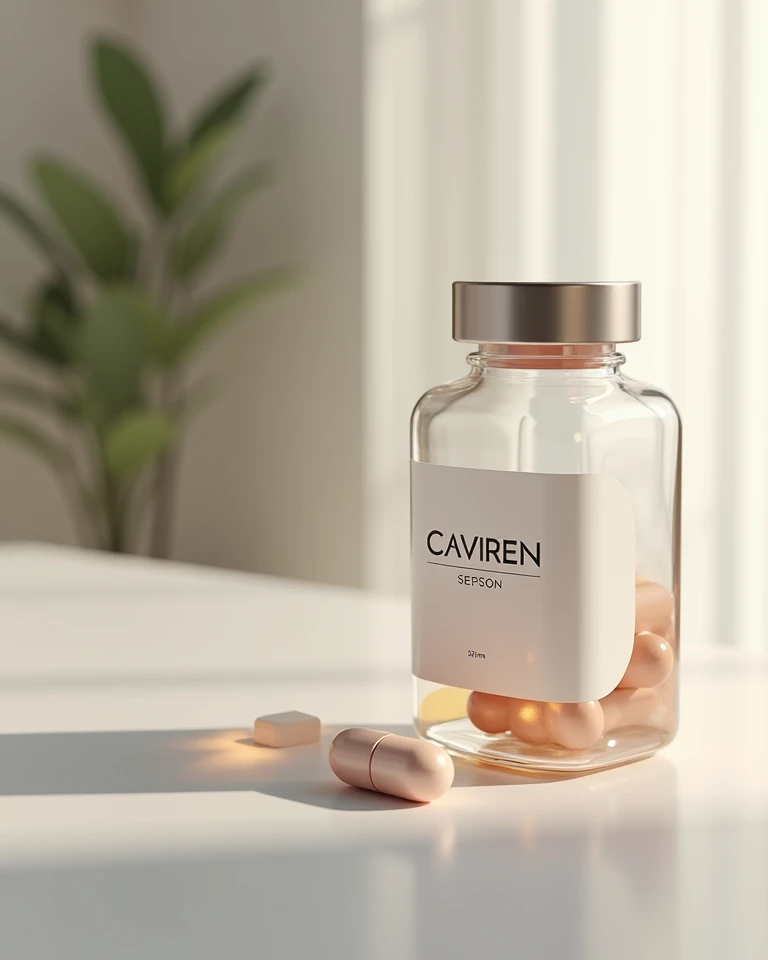 Caviren natural wellness complex bottle with natural ingredients